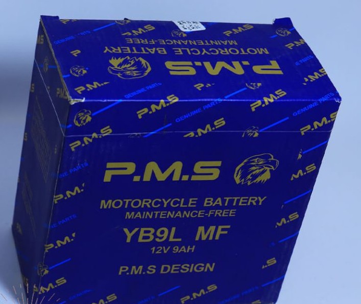 باتری موتور سیکلت 6.5 آمپر برند pms